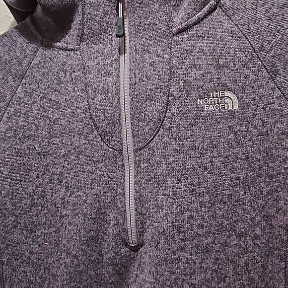 Northgate heather grey 1/2 zip front hoodie size medium - Picture 4 of 6